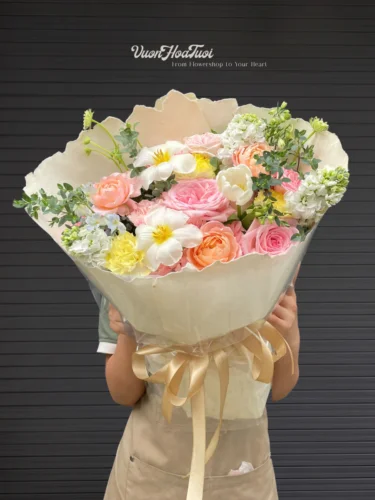 Bó Hoa Đẹp Tặng Sinh Nhật Bạn Gái